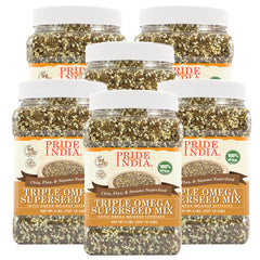 Triple Omega Superseed Mix - Chia Flax & Sesame Superfood Jar