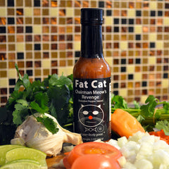 Fat Cat "Chairman Meow's Revenge" Scorpion Pepper Sauce 3-Pack Bundle