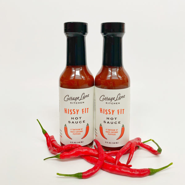 Two 5oz bottles of Hissy Fit Hot Sauce